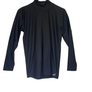 BCG women's size Medium base layer black long sleeve mock neck pull on top